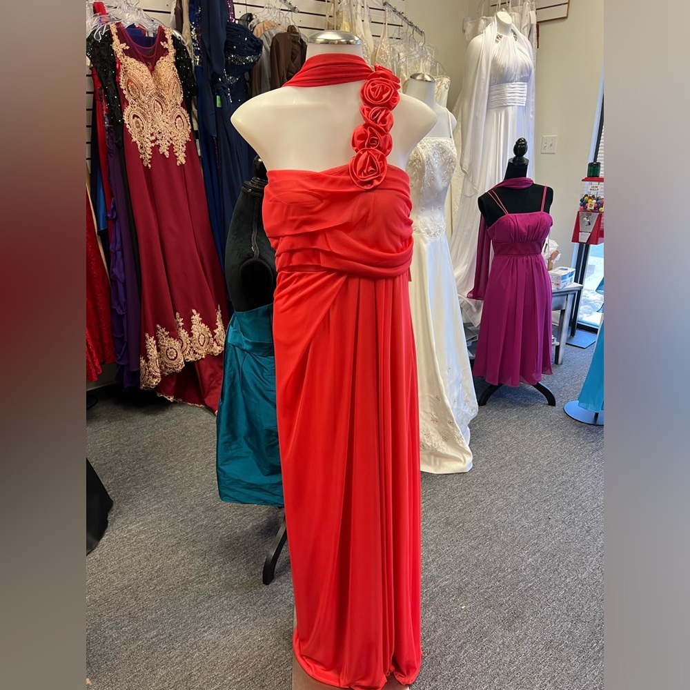 Deep Coral Gown